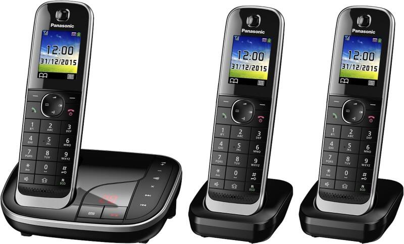 Panasonic Telefon KX-TGJ323GB Schwarz