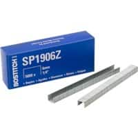 Bostitch Heftklammern 6 mm SP1906Z Metall Silber 5000 Heftklammern
