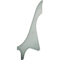 Leitz Trennwand für Stehsammler 2425 Polystyrol Transparent, Grau 0,24 x 26,8 x 31,8 cm