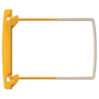Djois JalemaClip Archiv-Clips Gelb, Weiß Kunststoff 20 x 6,5 cm 100 Stück