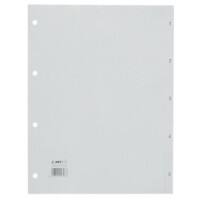 Hetzel Register 25269481 DIN A4 Grau 5-teilig 4-fach Kunststoff 1 bis 5