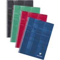 Clairefontaine A4 Drahtgebunden Farbig sortiert Laminiert Pappe Cover Notizbuch Liniert 90 Blatt