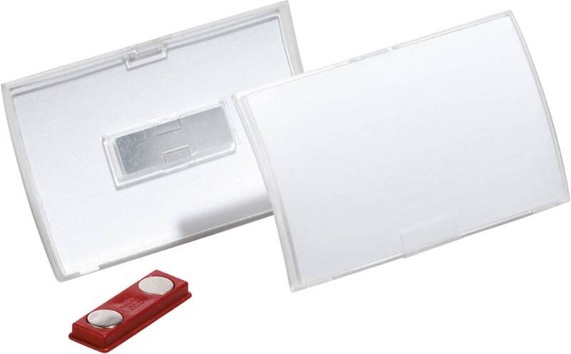 DURABLE Click-Fold Namensschilder Magnet 54 (H) x 90 (B) mm PP (Polypropylen) 10 Stück