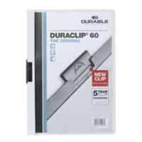 DURABLE Duraclip Klemmmappe 60 Blatt DIN A4 Weiß