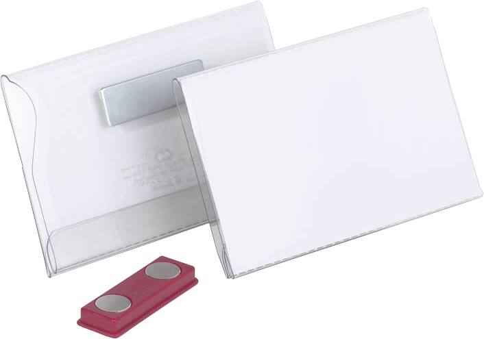 DURABLE Standard Namensschilder Magnet 5,6 x 9 cm PVC (Polyvinylchlorid) 25 Stück