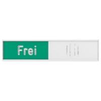 Franken Türschild Besetzt/Frei Selbstklebend Aluminium 10,2 x 2,7 cm BS0117