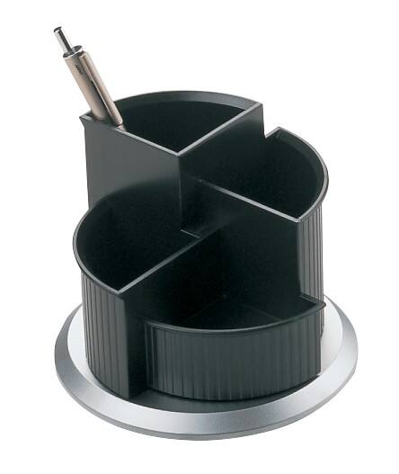 helit Stiftehalter Polystyrol Silber 15 x 11,2 cm