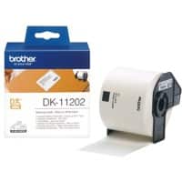 Brother DK-11202 Authentic Versandetiketten Selbstklebend Weiß 62 x 100 mm 300 Labels