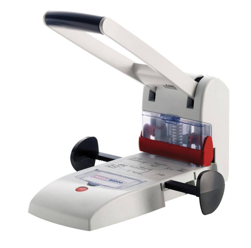 Novus NOVUS OFFICE 4 Löcher Blocklocher Kunststoff, Metall 200 Blatt B 2200 Grau, Schwarz