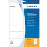 HERMA Multifunktionsetiketten 4432 Weiß DIN A4 94 x 47 mm 20 Blatt à 12 Etiketten
