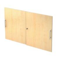 Hammerbacher Türen Matrix mit Aufbau Ahorn 1.200 x 748 mm 2 Stück