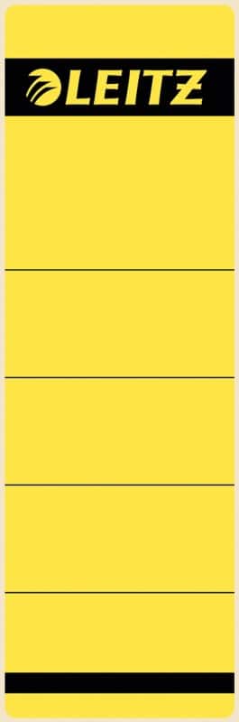 Leitz Selbstklebende Rückenschilder 1642-00-15 Gelb 61,5 x 192 mm 10 Stück
