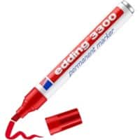 edding 3300 Keilspitze Permanentmarker Breit Keilspitze 5 mm Rot Nachfüllbar