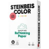 Steinbeis MagicColour DIN A4 Farbiges Papier Gelb Recycelt 100% 80 g/m² Matt 500 Blatt