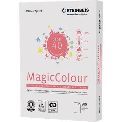 Steinbeis Magic Pastell Recycling Kopier-/ Druckerpapier DIN A4 80 g/m² Pastellgrün 500 Blatt