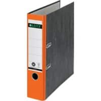 Leitz 180° Ordner DIN A4 82 mm Orange 2 Ringe 1080 Pappkarton Wolkenmarmor Hochformat