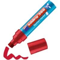 edding 388 Flipchart Marker Extra Breit Keilspitze Rot