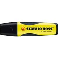 STABILO Boss Executive Textmarker Gelb Breit Keilspitze 2-5 mm