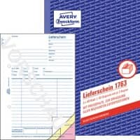 AVERY Zweckform Lieferscheine 1763 DIN A5 Perforiert N/A 40 Blatt