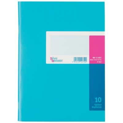 König & Ebhardt Spaltenbuch 10 Spalten DIN A4 80 g/m² Blau 40 Blatt