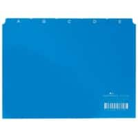 DURABLE Leitregister DIN A5 quer Blau 21 x 14,8 cm 25 Stück