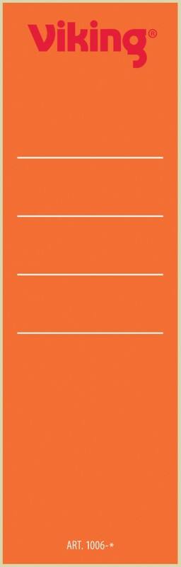 Viking Rückenschilder 60 x 90 mm Rot 10 Stück