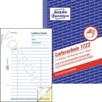 AVERY Zweckform Lieferschein 1722 DIN A6 Perforiert N/A 40 Blatt