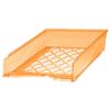 Bene Briefablage 60100 DIN A4 Polystyrol Transparent Orange 25,5 x 37 x 6,5 cm