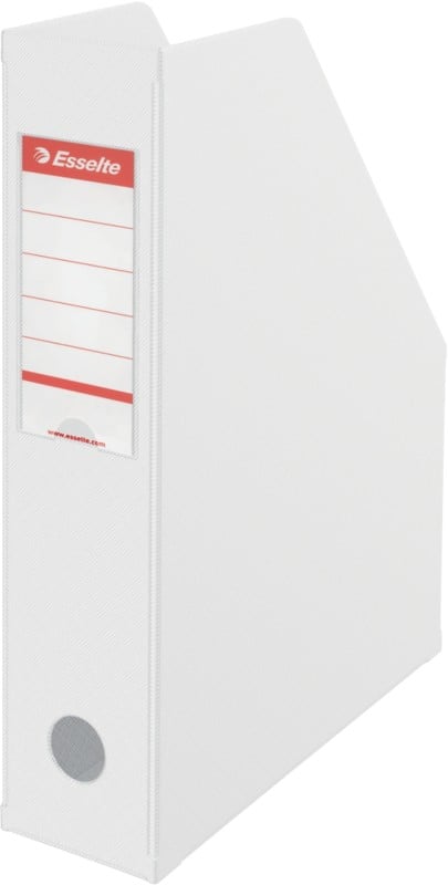 Esselte VIVIDA Stehsammler 56000 DIN A4 Karton, PVC Weiß 7,2 x 24,2 x 31,8 cm