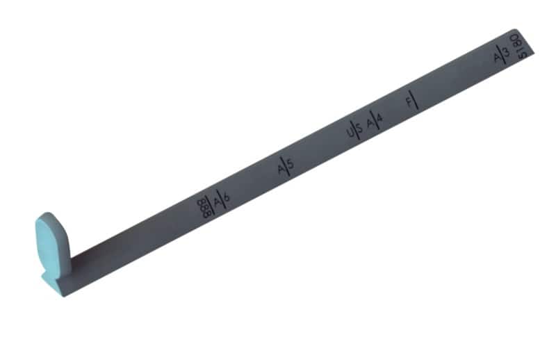 Leitz 5180 2 Löcher Anschlagschiene Kunststoff 65 Blatt 5172 Dunkelgrau  