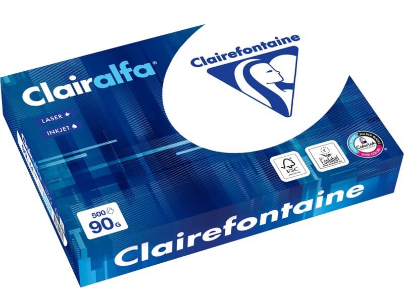 Clairefontaine Clairalfa DIN A4 Druckerpapier Weiß 90 g/m² Glatt 500 Blatt