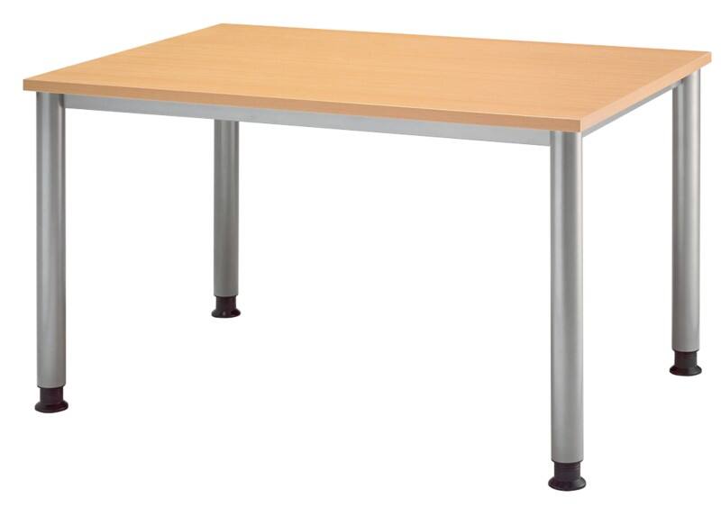 Hammerbacher H-Serie Schreibtisch Rechteckig Buche 4 Füße 1.200 (B) x 800 (T) x 680 (H) mm Melaminharzbeschichtete Spanplatte