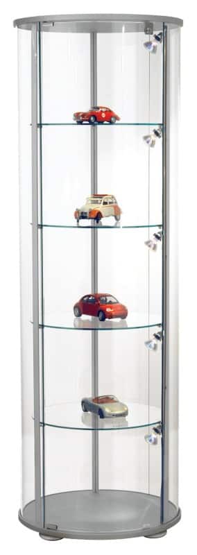 Kerkmann Vitrine Expoline Transparent 545 x 545 x 1.800 mm