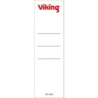 Viking Einsteck-Rückenschilder 50 mm x 158 mm Weiß 10 Stück