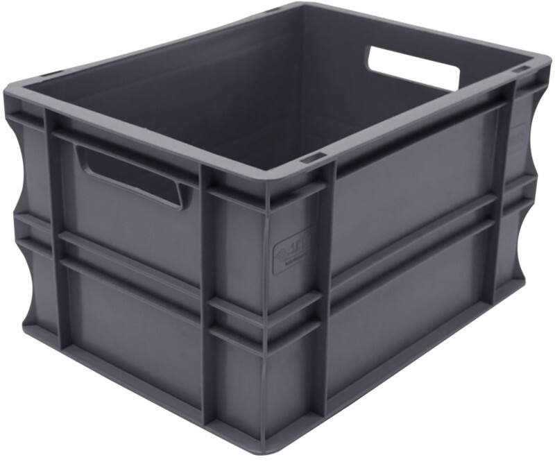 Viso Kunststoff Transportbox 20 L Grau 40 x 30 x 22 cm