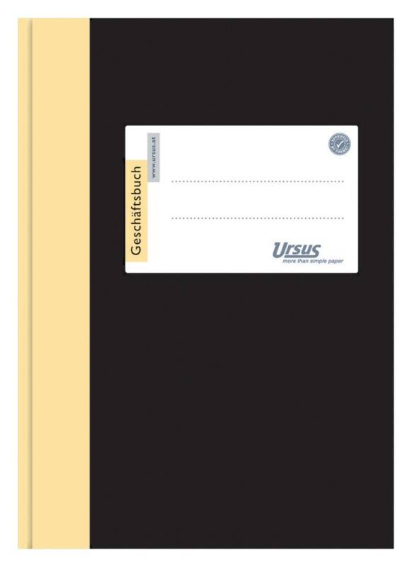 Ursus Green Geschäftsbuch 1510B96K A6 96 Blatt 80g/qm 5mm kariert