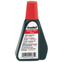 Trodat 7011 Stempelfarbe Rot 4 x 7,6 cm 28 ml