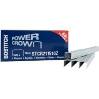 Bostitch Power Crown Heftklammern Nr. 10 STCR211510Z Metall Silber 5000 Heftklammern