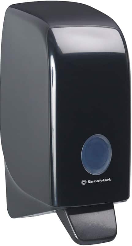 AQUARIUS Seifenspender 1 Liter 7173 Kunststoff Wandmontage 1 L Schwarz