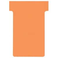 Nobo T-Steckkarten 2 Orange 6 x 8,5 cm 100 Stück