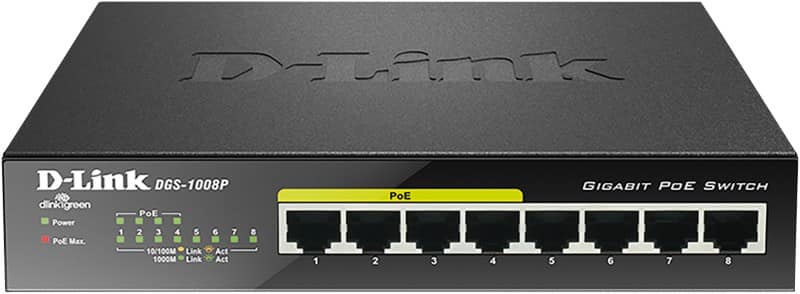 D-Link Ethernet-Switch DGS-1008D 8 x 10/100/1000