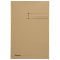 Esselte Manilla Jurismappe 1032304 Foolscap Chamois Recycelter Karton 250 Blatt 23,3 x 35 x 2 cm 50 Stück