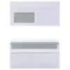 Niceday Briefumschläge DL 75 g/m² Weiß Mit Fenster Selbstklebend 1000 Stück