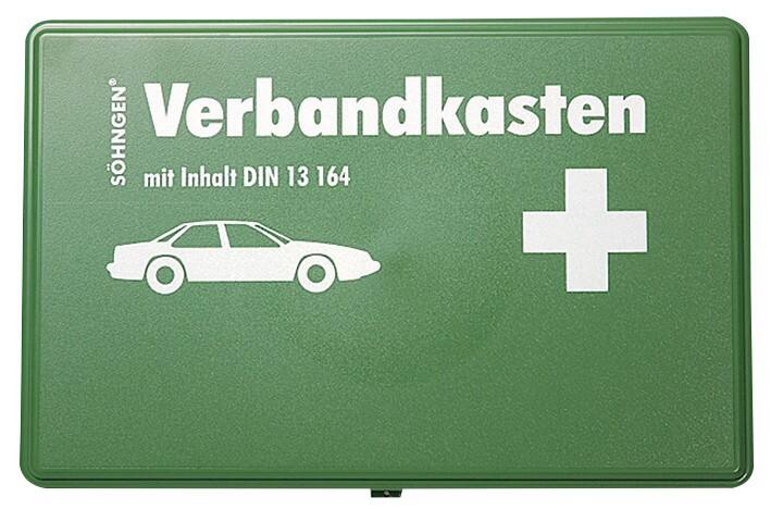 SÖHNGEN KFZ-Verbandkasten Grün 26 x 16 x 8 cm