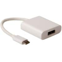 ACT SB0020 1 x USB C-Stecker auf 1 x DVI-Female Display-Port-Konverter Schwarz