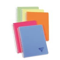 Clairefontaine Linicolor DIN A5 Drahtgebunden Farbig sortiert PP Cover Notizbuch Liniert 90 Blatt