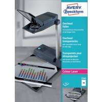 AVERY Zweckform Selbstklebefolie DIN A4 Transparent 210 x 297 mm 50 Blatt à 1 Stück