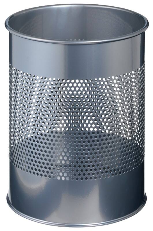 DURABLE Papierkorb 15 L Silber Metall 3310