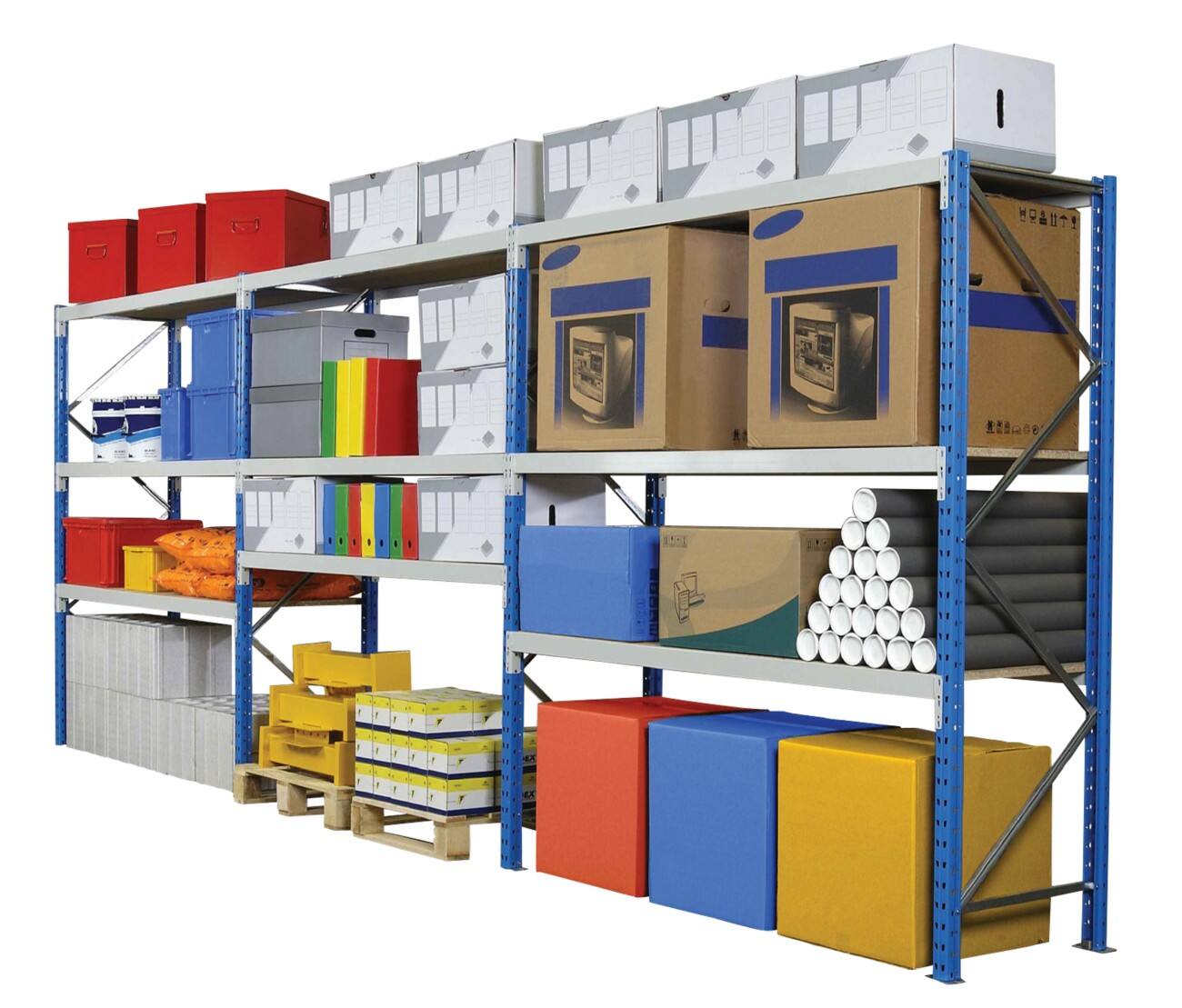 ARNO SPACE Epsivol Lager-Zusatzregal Ebene 1 lackierter Stahl 1.800 x 800 mm Hellgrau