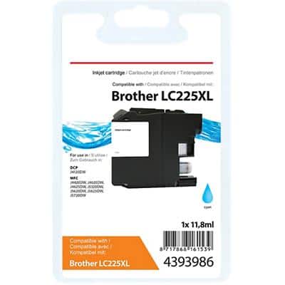 Office Depot LC225XLC Kompatibel Brother Tintenpatrone Cyan